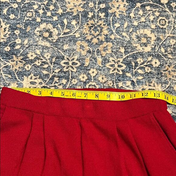 Vintage St. John Collection Marie Gray Santana Red Pockets Pants Luxury - Picture 5 of 11